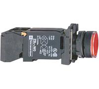 Schneider Elec Pic - MSS 41 03 - Pulsante rasante diametro 22 110 - 120 V trasformatore Rosso Mascherina plastico