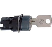 Schneider Elec Pic - MSS 45 04 - Testa selettore diametro 16 chiave 3 Fissaggio centrale rotondo