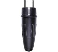 Schneider Electric 123551 Spina di sicurezza Gomma piena 250 V Nero IP44
