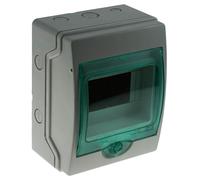 Schneider Electric 13958 Schneider-Kaedra Coffret Modulaire Étanche 6 Modules-Polymère Auto-Estinguibile-IP65-Montaggio a Parete-per Garages e Officine-Finitura Robusta, Grigio