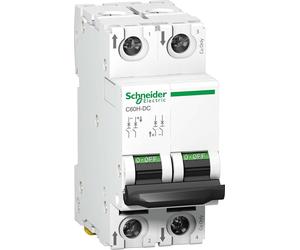 Schneider Electric A9N61524 C60H-DC - Montaggio su guida DIN, 2P, 4 A, 500 V ...