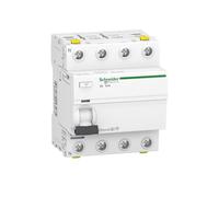 Schneider Electric A9Z24463 Interruttore di corrente residua iID, 4P, 63A, 300mA, Tipo A, Bianco, 63 Ampere