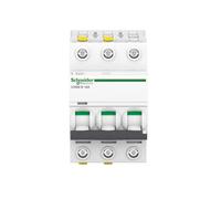 Schneider Electric A9F03316 Interruttore di Circuito iC60N, 3P, 16A, B. Caratteristica, 16 A, 3 Polig