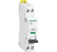 Schneider Electric - Acti9 iDT40T - interruttore modulare - 1P+N - 6A - curva C - 4500A/6kA - A9P22606