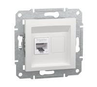 Schneider Electric Asfora EPH4770121D - Presa di rete RJ45 Cat.6e, 1 presa, presa dati, IDC, bianco, codice articolo