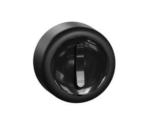 Schneider Electric Elso WDE015921 - Interruttore universale rotondo, 1 posto, Renova, 16AX, 250 V AC, colore: Nero