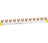 Schneider Electric Forcella Phase Rail R9XFH312, 1P, 12 HP, 63A, 1 pezzo