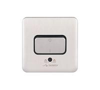 Schneider Electric GGBL1013BSSS Lisse senza viti Deco 10 A 3p interruttore stacca BSS, 240 V, acciaio INOX