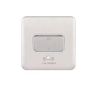 Schneider Electric GGBL1013WSSS Lisse senza viti Deco 10 A 3p interruttore stacca Wss, 240 V, acciaio INOX