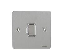 Schneider Electric GU5200WSS - Piastra piatta, connessione senza interruttore, in acciaio