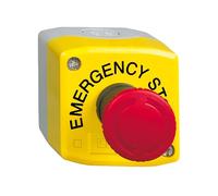 Schneider Electric Harmony XALK Stazione di controllo a fungo rosso Ø40 giallo 1 NO+2NC Rotazione