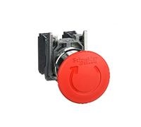 XB4BS8445 - Pulsante a fungo, arresto di emergenza, 1 contatto NO/1 contatto