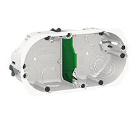 Schneider Electric IMT35924 Multifix - Scatola da incasso, Ø 67 mm, professionale 40 mm, 2 posti interasse 71 mm