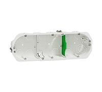 Schneider Electric IMT35934 - Scatola da incasso Multifix, diametro 67 mm, profondità 40 mm, 3 posti interasse 71 mm