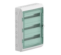 Schneider Electric Kaedra Mureva 10345DE - Distributore per ambienti umidi per giardino, cantina, garage ed esterni, scatola dei fusibili, 3 x 18 TE, IP65