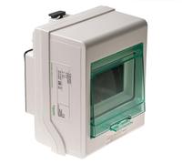 Schneider Electric knb32 cm55 Canalis Unità di derivazione per dispositivo modulare 4 poli, pré-viable, 3L + N + PE, 32 A, 230 - 500 V, 50/60 Hz, Bianco