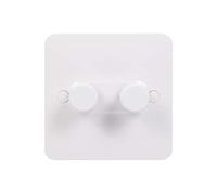 Schneider Electric Lisse 2-gang interruttore dimmer 250 W/250VA, bianco