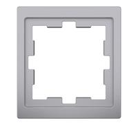 Schneider Electric, Mert D-Life Telaio 1 modulo in Acciaio Inox, 1-fach