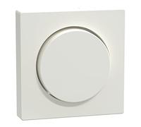 Schneider Electric Merten MEG5250-0319 - Piastra centrale con manopola girevole, dimmer girevole, inserto dimmer girevole, bianco polare lucido, sistema M, prodotto in Germania