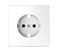 Schneider Electric mtn2330 - 6035 coperchio per Base Schuko 16 A della gamma d-life policarbonato opaco, artico per installazione incasso con fissaggio collegabile