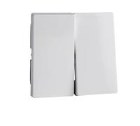 Schneider Electric mtn432525 tasto doppio, bianco attivo