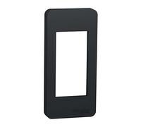 Schneider Electric NU200154 Unica - Placca di finitura stretta, 1 modulo, colore: Antracite