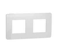 Schneider Electric NU280418 Cornice New Unica 2 Elementi Studio Bianco