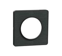 Schneider Electric - Odace Touch S540802KB Kvadrat 1 Foro Finitura Piastra - Ombre/Formica