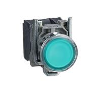 XB4BW33B5 - Pulsante illuminato con LED 24 V, 1 NC/1 NO, a pressione