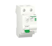 Schneider Electric R9ERA263 Resi9 XE - Interruttore differenziale - 2P - 63A - 30mA - Tipo A - Int Diff XE 2P 63A 30mA A