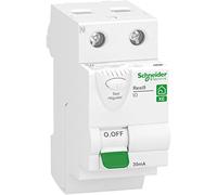 Schneider Electric R9ERC225 Resi9 XE - Interruttore differenziale - 2P - 25A - 30mA - Tipo AC - Spina Int Diff XE 2P 25A 30mA AC