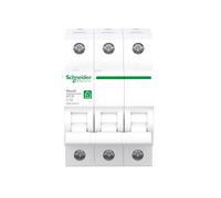 Schneider Electric R9F24316 Interruttore Automatico Resi9 3P C16A caratteristico 6kA, Bianco