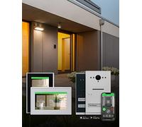 Schneider Electric Ritto RGE2092150 - Videocitofono TwinBus IP con app, 2 fili bus, 1 casa di famiglia, montaggio a parete, grigio antracite