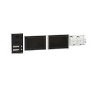 Schneider Electric Ritto RGE2092250 - Videocitofono Twinbus IP con app, monitor HD da 7 pollici, casa a 2 famiglie, montaggio a parete, grigio, codice articolo