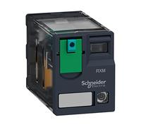Relè miniatura Led Schneider RXM 6A 24V DC 4 contatti RXM4AB2BD
