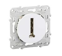 Schneider Electric S520496 - Presa telefonica a T Odace, colore: Bianco