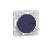 Schneider Electric S550207 Odace, pulsante cobalto, 2 pulsanti per tapparelle
