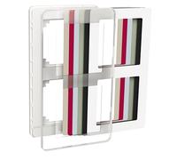 Schneider Electric Telaio, Exxact, Design, Plastica, Verticale, Verticale, Assemblaggio, Anteriore intercambiabile, con inserto colorato, trasparente, Wde004342