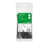 Schneider Electric Thorsman 100 fascette stringicavo in poliammide 150 x 3,6 mm, colore nero, diverse misure, bordi arrotondati lisci, super resistenti, fascette autobloccanti per la gestione dei cavi