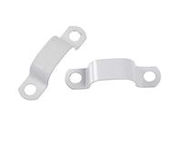 Schneider Electric Tower LSF 64LSF272W, clip per cavi a basso fumo e fumi, diametro 6,3-6,9 mm, conforme alla 18a edizione, in acciaio inox, 64LSF272W, bianco, confezione da 50