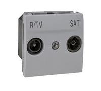 Schneider Electric u3.455.18 presa R-Tv/SAT Serie Final, Pile