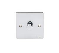 Schneider Electric Ultimate Flat Plate - Singolo 2 vie LED dimmer 100 W/VA GU6212LMPC cromato lucido