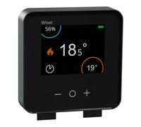 Schneider Electric Wiser Smart Home Termostato per ambienti, controllo tramite display o app gratuita, compatibile con Amazon Alexa e Google Home, risparmio energetico, Zigbee