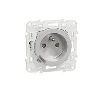 Schneider Electric - Wiser Odace - Presa 2P+T collegata - 16A - zigbee - Alluminio - S530559