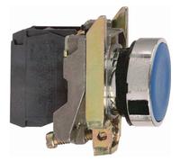 Schneider Electric XB4BA61 Harmony XB4BA61 Pulsante Piatto 1 tasto Blu Sblocco