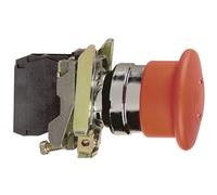 Schneider Electric XB4BT845 Pulsante a fungo Anello frontale in metallo, con
