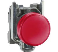 Schneider Electric XB4BVB4 Indicatore ottico Rosso 24 V/DC, 24 V/AC 1 pz.