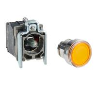 Schneider Electric XB4BW35B5, Pulsante SPDT luminoso montaggio a pannello
