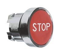 Schneider Electric ZB4BA434 testa a pulsante, rosso a filo pulsante testa Ø22 Spring Return "stop", part number