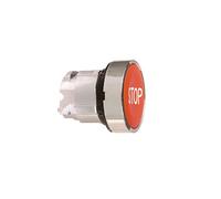 Schneider Electric ZB4BA434 testa a pulsante, rosso a filo pulsante testa Ø22 Spring Return "stop", part number